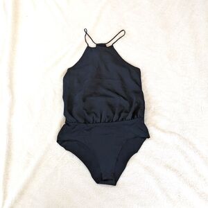 NWT Fourteenth Place Black Bodysuit Size M